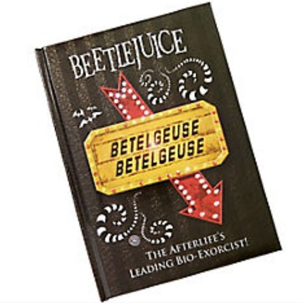 🔹️NWT Beetlejuice Black Deluxe Light Up Journal